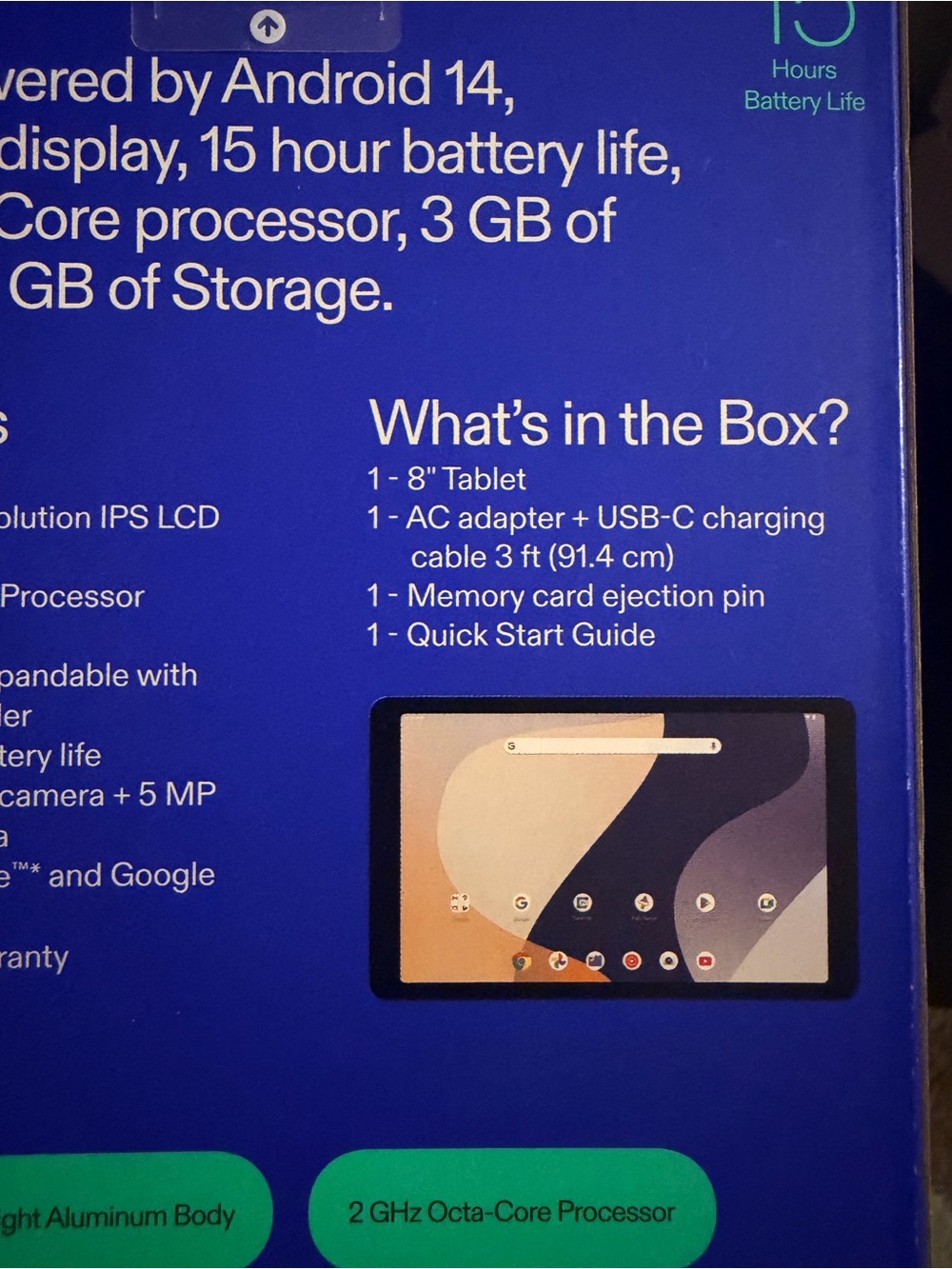8" Tablet - Android - Picture 3 of 5